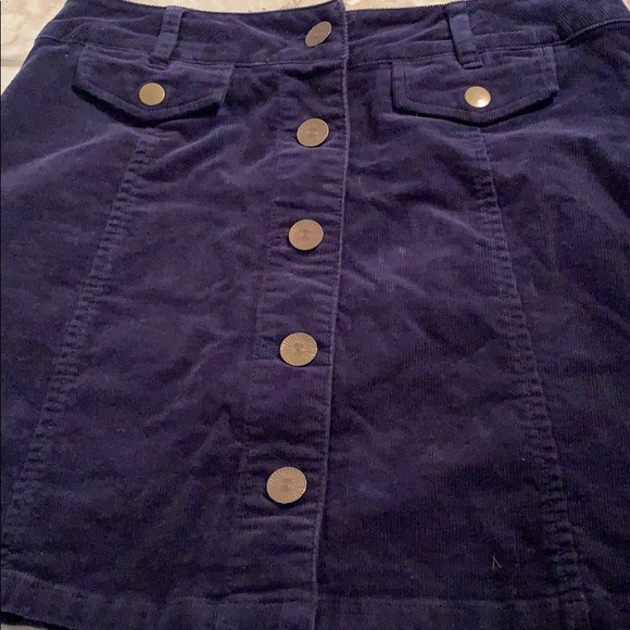 Forever 21 corduroy button down skirt - Picture 3 of 4